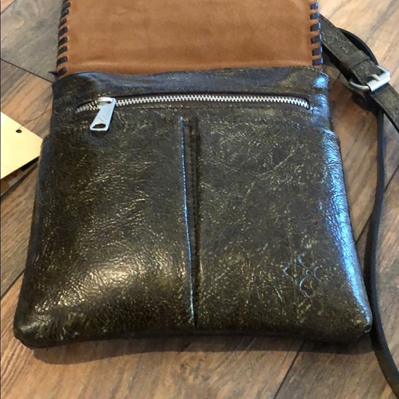 (SOLD) Patricia Nash Turquoise tooled crossbody - Picture 3 of 7